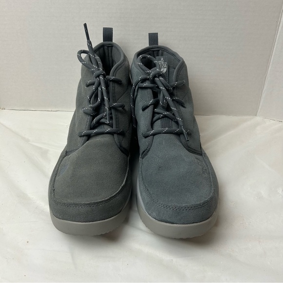 North Face Gray Suede Chukka Boots Men US 10 ½ - Picture 1 of 7
